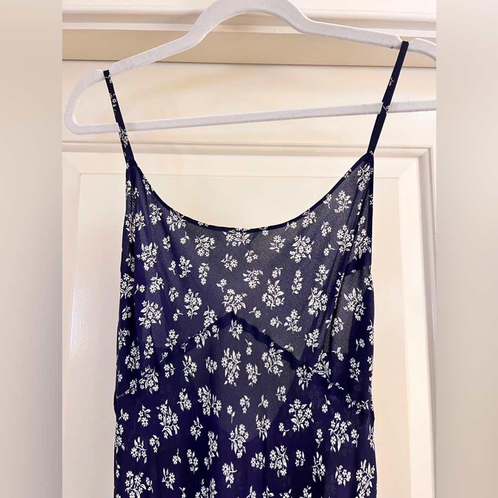 Realisation Par Navy Floral Slip Dress - Picture 4 of 6